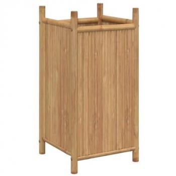 vidaXL Bamboo Planter 40x40x80 cm