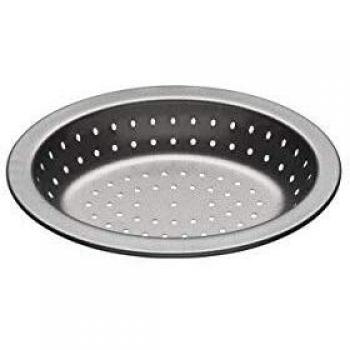 Master Class Crusty Bake – Fuente de pastel antiadherente pequeña y redonda, 12 cm, acero, negro, 16.2 x 12.6 x 2.5 cm