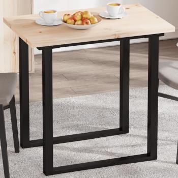 vidaXL Rectangular Solid Wood Pine Table Top 80x50x2.5 cm