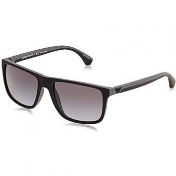 Emporio Armani Men's 5229t3 Sunglasses, Black/Polar Grey Gradient, 56