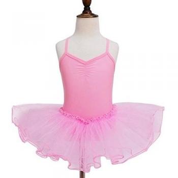 YIZYIF Niñas De Los Cabritos De La Princesa Tutú Del Ballet De La Danza Del Vestido Ropa De Leotardo Para 3-12 Años Rosa 5-6 años