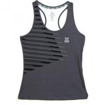 Camiseta Sin Mangas Basic Tank Top Negra Munich para Mujer