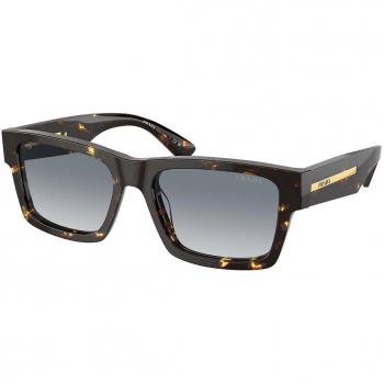 Prada PR 25ZS Col. 16R30F Men's Square Sunglasses Black Tortoiseshell Size 53