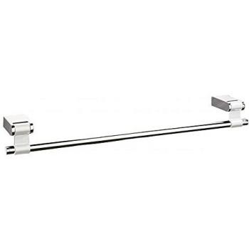 Toallero de baño para atornillar 45cm Cromo/Blanco Iris Manillons Torrent