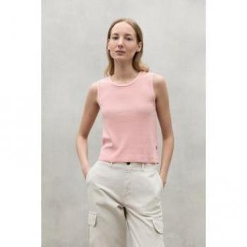 Camiseta de mujer ECOALF Leknes rosa con diseño sostenible
