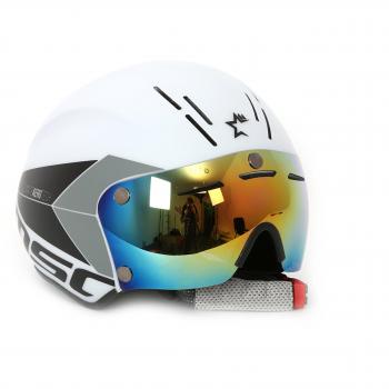 MSC Bikes Aero Casco de Ciclismo, Blanco, M/L