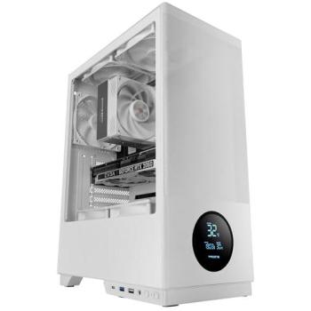 Caja PC Tacens Sagitta20 Blanca LED ATX Semitorre 3 Ventiladores 120mm Cristal Templado