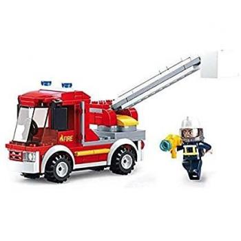 SLUBAN BRICKS Alarm Small Fire Truck 136 pcs Juegos de construcción