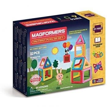 Magformers - My First Play, set de 32 piezas magnéticas