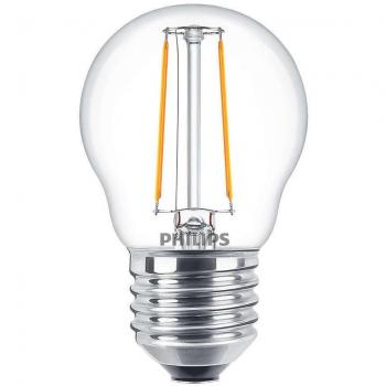 Philips Corepro LEDluster E27 Ball Filament Clear 2W 250lm - 827 | Replacer for 25W