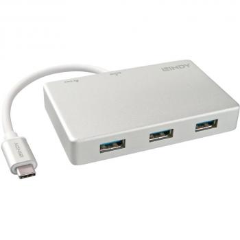 3-Port USB 3.1 Type C Hub with Power Delivery
