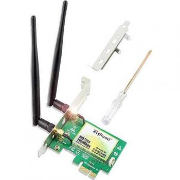 Ziyituod Tarjeta WiFi Gigabit, Tarjeta WiFi PCIe Bluetooth CA, Tarjeta Adaptador Wiif para computadora de Escritorio y Videojuegos. para Intel AC 7265-867 Mbps + Bluetooth 4.2