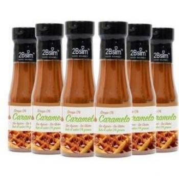 Pack de 6 Sirope de Caramelo 0% 2bSlim 250 ml