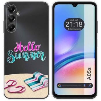 Funda Silicona Transparente Diseño Verano para Samsung Galaxy A05s