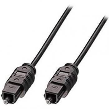 Lindy 35211- Cable óptico digital Toslink SPDIF, 1 m, color negro