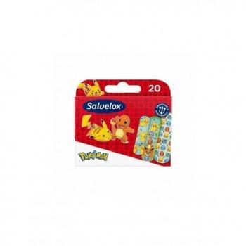Salvelox Apósitos Infantiles Pokémon, 20 Unidades, Adhesivos en 3 Tamaños