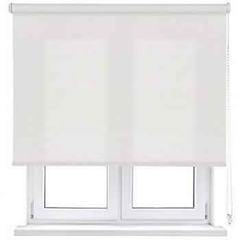 Estor enrollable translúcido Ecofuture 100% reciclado blanco 90x250 cm - Fabricado en España