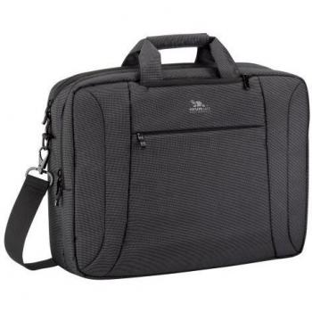RivaCase 8290, Negro Charcoal Convertible Bolsa/Mochila para Laptop 16 Unisex Adulto