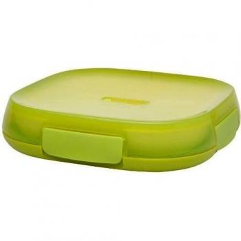 Aladdin Porta Alimentos con Plato Incluido, Verde, Centimeters