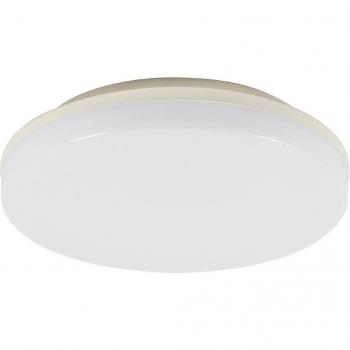 Plafón LED redondo Artin de 22 cm, moderno, blanco, hecho de plástico, para cuarto de baño, 1 llama