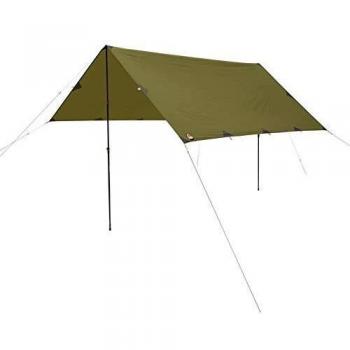 Robens 4x4m Lightweight Camping Tarp - Green Outdoor Shelter