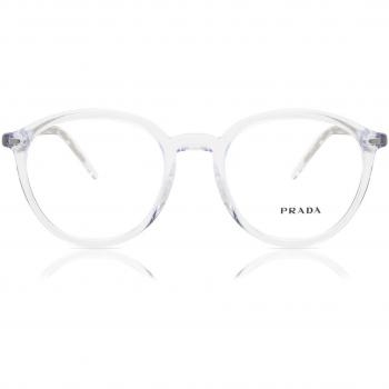 Prada PR 12YV 2AZ1O1 Armazones para Hombre Cristal, Lentes Recetadas Para Hombre Transparentes, Gafas Recetadas para Hombre Cristal