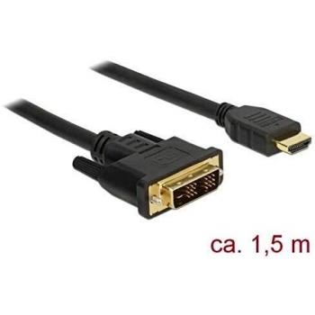 DeLOCK 85583 adaptador de cable de vídeo DVI-D HDMI 1,5 m