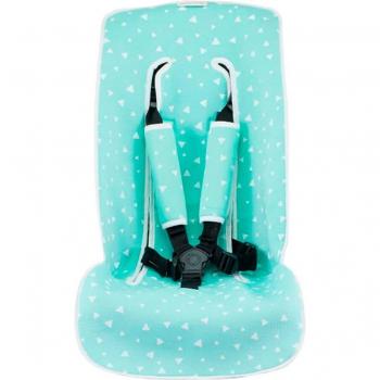 Funda colchoneta universal para cochecito Jyoko Mint Sparkles