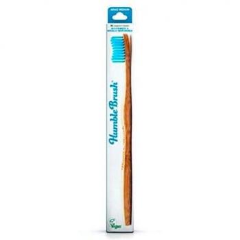 The Humble Co. Adult Medium Bristle Toothbrush, Blue