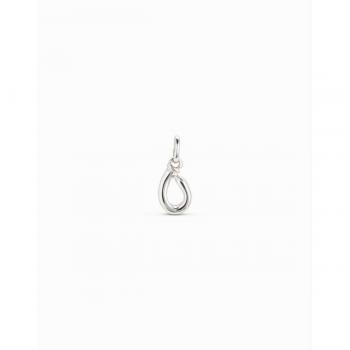 UNOde50 Silver Plated Letter O Charm - Small Alphabet Pendant