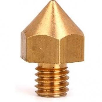 0,3 mm De cobre de boquillas de cabezales para 3 mm Filament 3D electrónico de extrusión impresora de oro