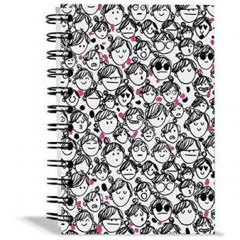 Busquets Mini libreta Wire-o pautada a6 La Volatil Caras