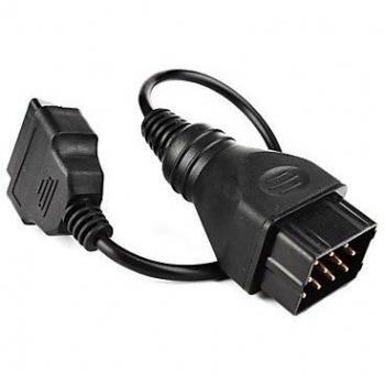 MK-12 pines macho a 16 pines hembra a bordo obd, DAB II-Cable adaptador de diagnóstico para renault