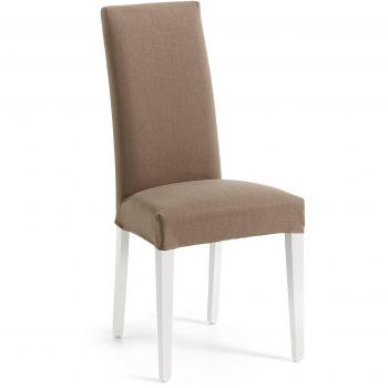 Kavehome silla freda bulova marrn y blanco