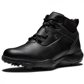 FootJoy Stormwalker Men's Spiked Golf Boot, Black, Standard Fit, Size 8.5-9.5