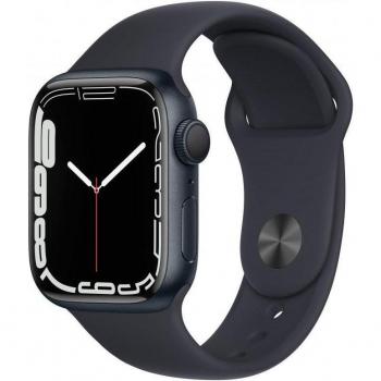 Apple Watch Series 7 (2021) GPS 41mm - Midnight Aluminium with Black Sport Band
