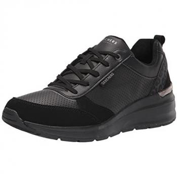 Zapatillas Deportivas de Mujer Skechers Billion Subtle Spots, Negro, Imitación Cuero, Animal Print, Talla 39