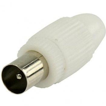 Conector CEI Macho Recto 7mm Blanco
