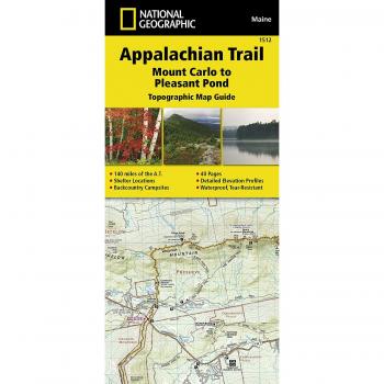 Appalachian Trail: Mount Carlo to Pleasant Pond Hiking Map and Atlas (Maine)