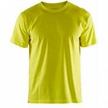 Blaklader XXXL Round Neck T-Shirt 5-Pack Yellow