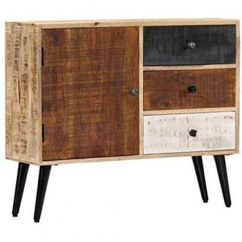 vidaXL Sideboard 88x30x73 cm Solid Mango Wood