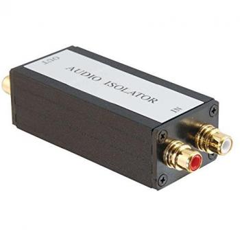 C2G Stereo Audio Isolation Transformer Negro - Adaptador para cable