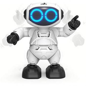 Robot Electrónico Bailarín Robo Beats - 20 cm, música y luces, incluye alfombra de juego