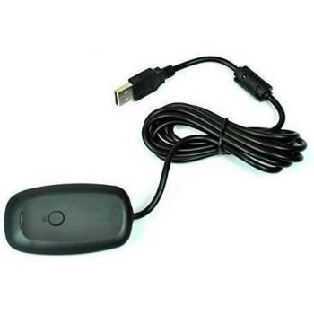 mondpalast @ negra USB Receptor de juegos inalámbrico juego Pad Controlador Adaptador para Microsoft XBOX 360 PC