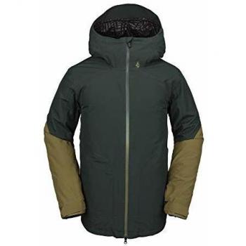 Volcom Resin Gore-Tex Jkt Chaqueta, Hombre, Dark Green, L