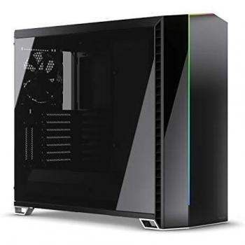 Fractal Design Vector RS Blackout Dark - RGB - Mid Tower Carcasa de Ordenador - ATX - Optimizado para una Alta ventilación y computación silenciosa - Admite refrigeración por Agua - Vidrio Templado