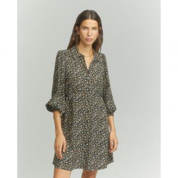 Vestido corto camisero estampado Tintoretto