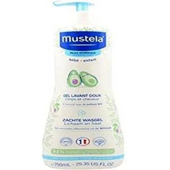 Mustela Bébé Gentle Cleansing Gel Hair and Body Wash with Pump Dispenser 750ml