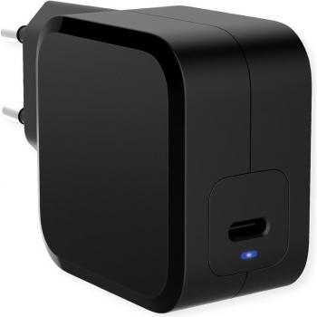 Cargador de pared USB-C 45W con enchufe UE, 1 puerto