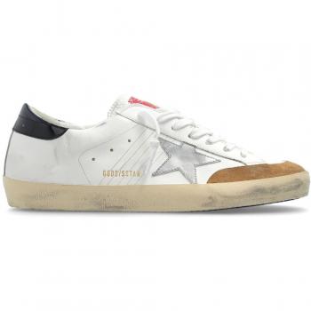 Golden Goose Men's Superstar Blue Leather Sneakers Size 41